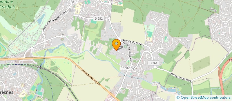 localisation de l'entreprise SCI 2G DEP91-1  SANTENY