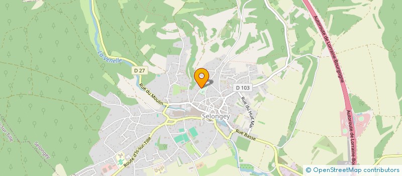 localisation de l'entreprise SCI 2G IMMO  SELONGEY