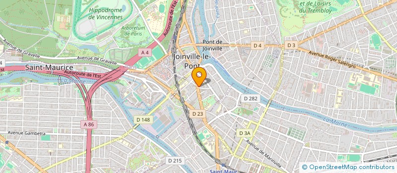 localisation de l'entreprise SCI 2G IMMO  JOINVILLE-LE-PONT