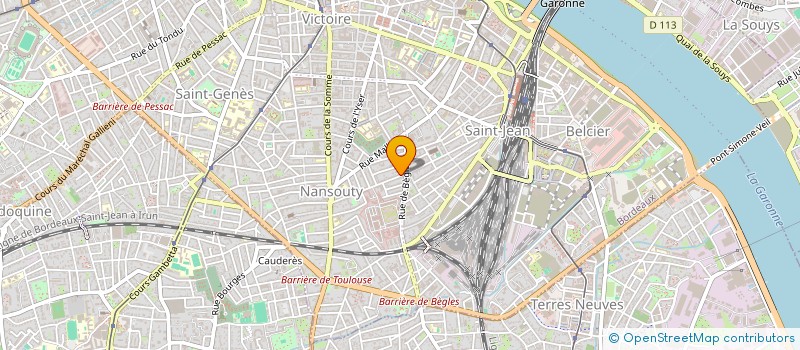 localisation de l'entreprise SCI 2G.S  BORDEAUX