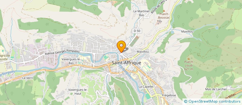 localisation de l'entreprise SCI 2G2C  ST-AFFRIQUE