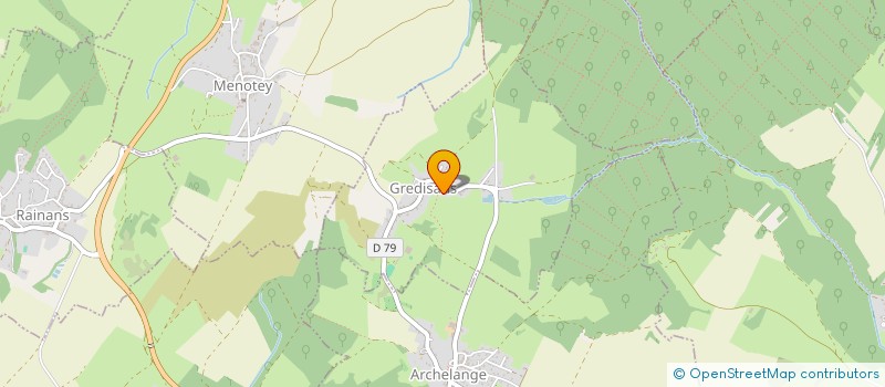 localisation de l'entreprise SCI 2G2S  GREDISANS