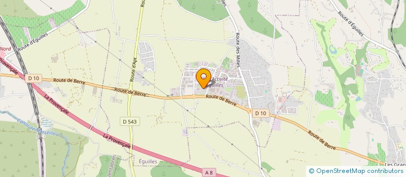 localisation de l'entreprise SCI 2GC  EGUILLES