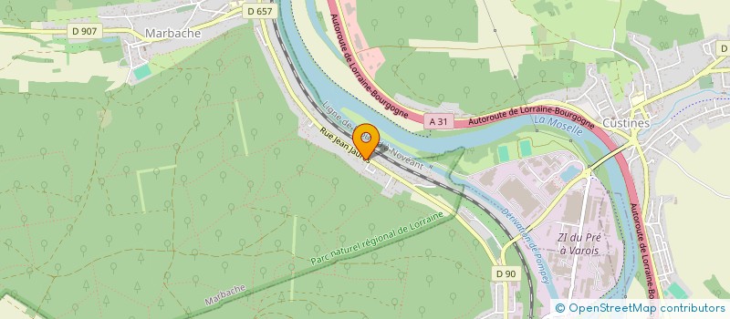 localisation de l'entreprise SCI 2GDC  MARBACHE