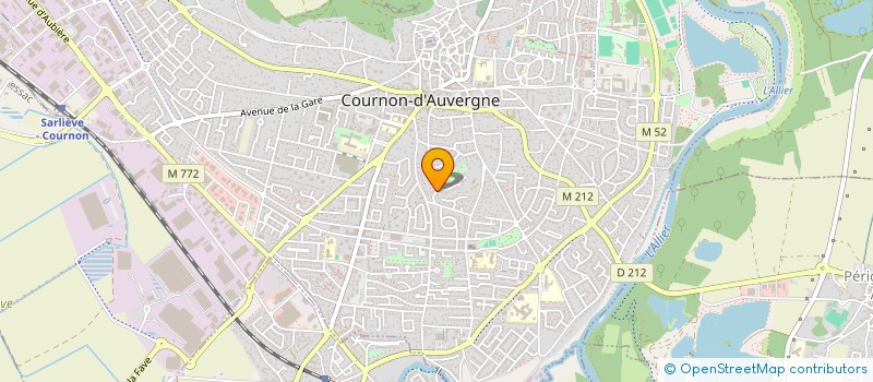 localisation de l'entreprise SCI 2GH  COURNON-D'AUVERGNE