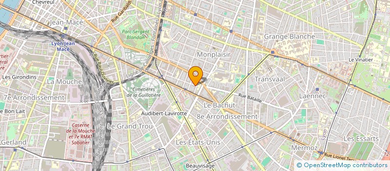 localisation de l'entreprise SCI 2GIP  LYON