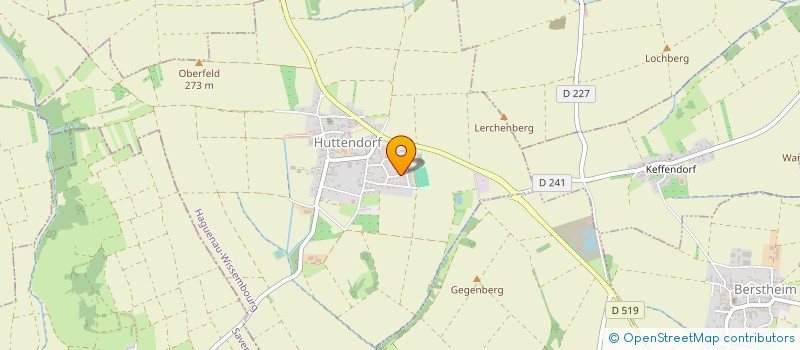 localisation de l'entreprise SCI 2GL  HUTTENDORF