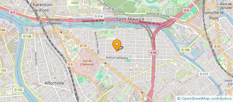 localisation de l'entreprise SCI 2GM à MAISONS-ALFORT