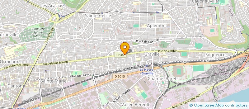 localisation de l'entreprise SCI 2GM à LE HAVRE