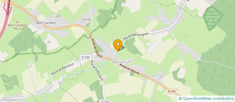 localisation de l'entreprise SCI 2GMV  BAINCTHUN