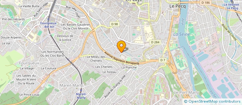 localisation de l'entreprise SCI 2GW  SAINT-GERMAIN-EN-LAYE