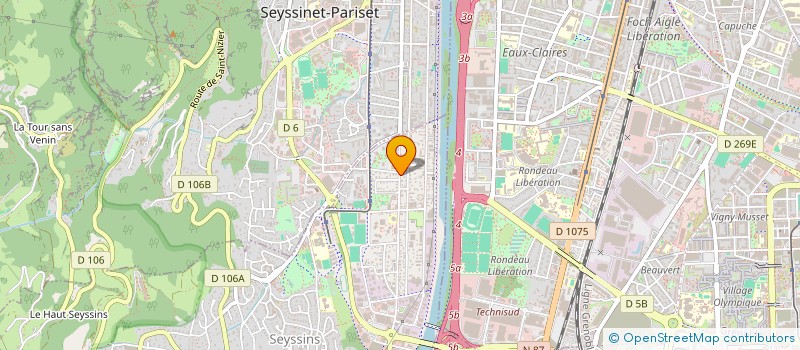 localisation de l'entreprise SCI 2H 2M à SEYSSINS