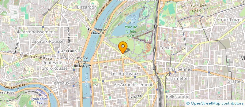 localisation de l'entreprise SCI 2H  LYON