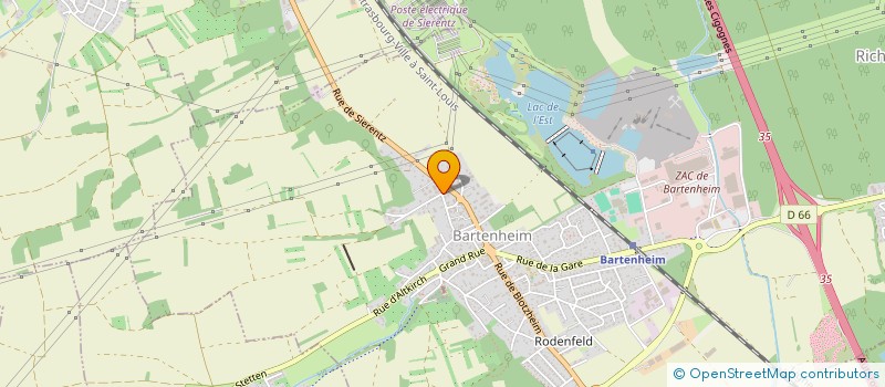 localisation de l'entreprise SCI 2H  BRINCKHEIM