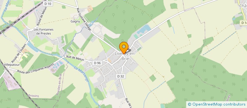 localisation de l'entreprise SCI 2HD3C à LIVERDY-EN-BRIE