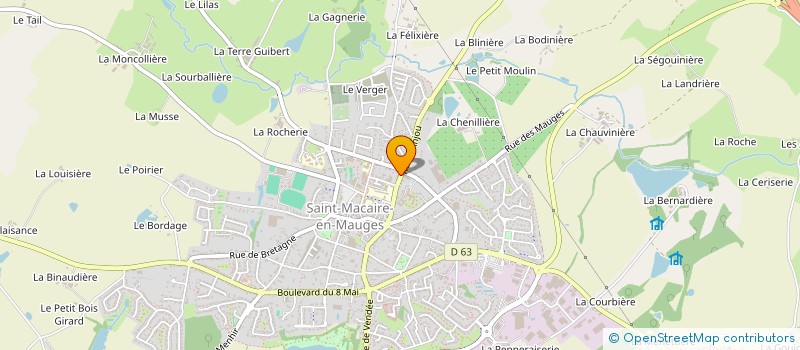 localisation de l'entreprise SCI 2HM à SEVREMOINE