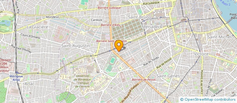 localisation de l'entreprise SCI 2I  BORDEAUX