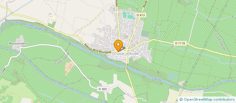 localisation de l'entreprise SCI 2ID  CUXAC-D'AUDE