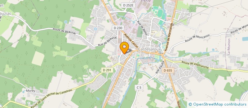 localisation de l'entreprise SCI 2IMC  CASTELJALOUX