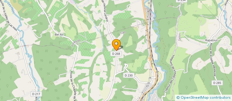 localisation de l'entreprise SCI 2IMOD  GAN