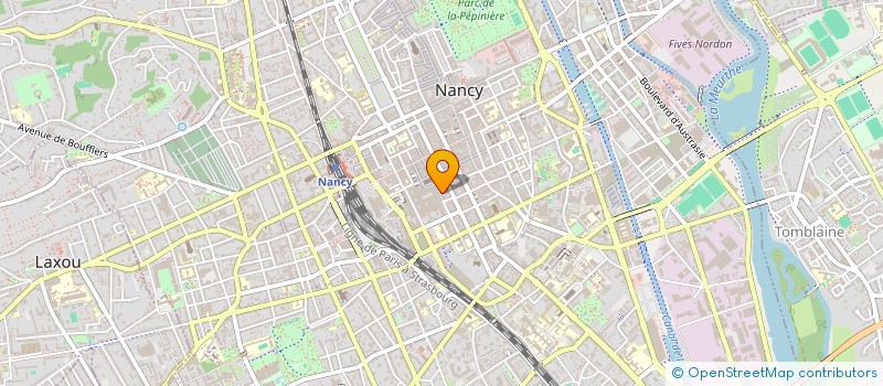 localisation de l'entreprise SCI 2J  NANCY