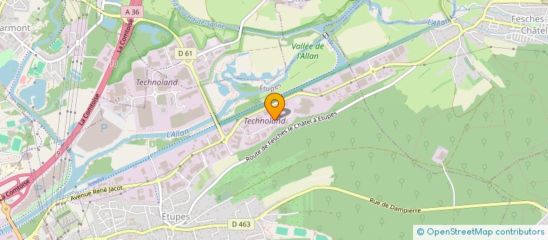 localisation de l'entreprise SCI 2J  PONT-DE-ROIDE-VERMONDANS