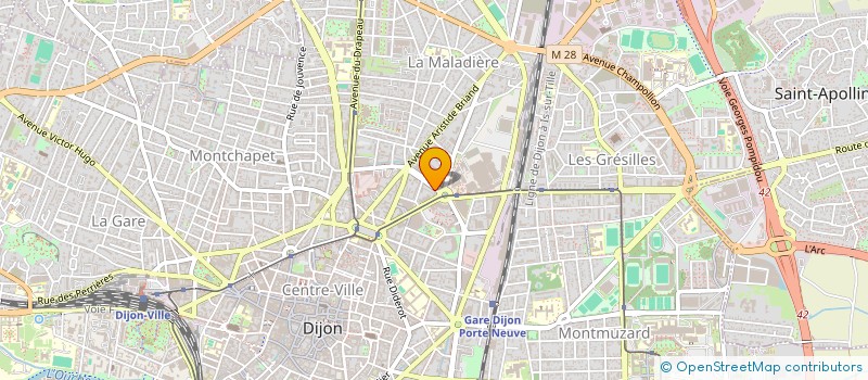 localisation de l'entreprise SCI 2J à DIJON