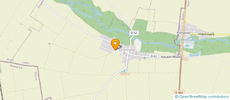 localisation de l'entreprise SCI 2J LEROY  ORAINVILLE