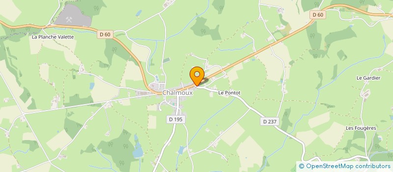 localisation de l'entreprise SCI 2J2C  CHALMOUX