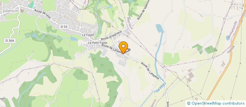 localisation de l'entreprise SCI 2J2GNCL  SAINT-JUST-CHALEYSSIN