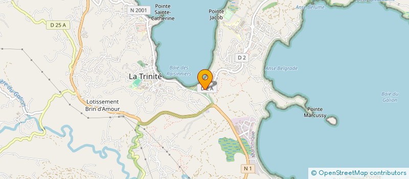 localisation de l'entreprise SCI 2J2L à TRINITE