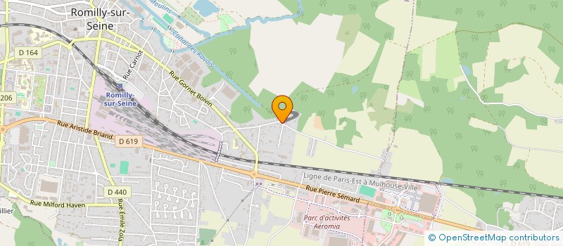 localisation de l'entreprise SCI 2J2M à ROMILLY SUR SEINE