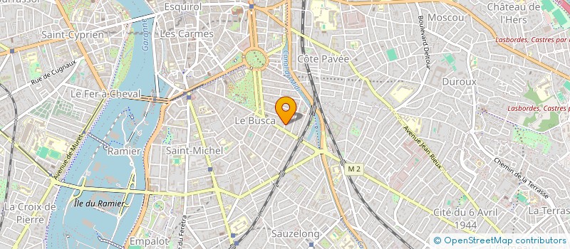localisation de l'entreprise SCI 2J2M à TOULOUSE