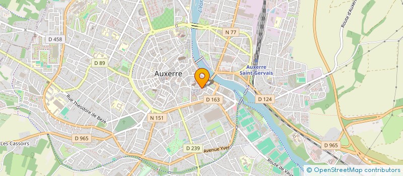 localisation de l'entreprise SCI 2J4A à AUXERRE