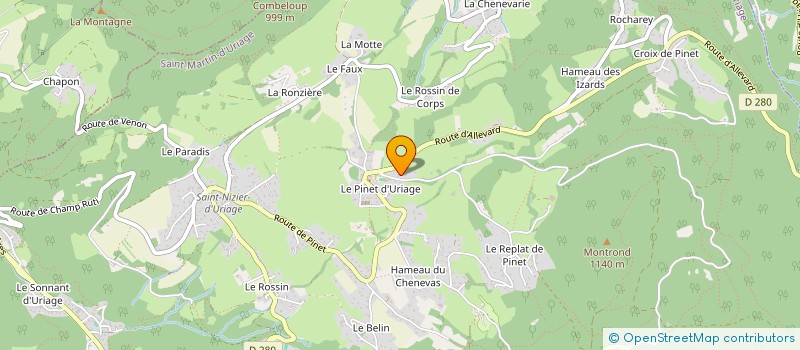 localisation de l'entreprise SCI 2JB  VAULNAVEYS-LE-HAUT