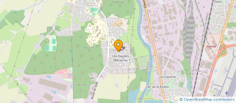 localisation de l'entreprise SCI 2JD  ALLONNES