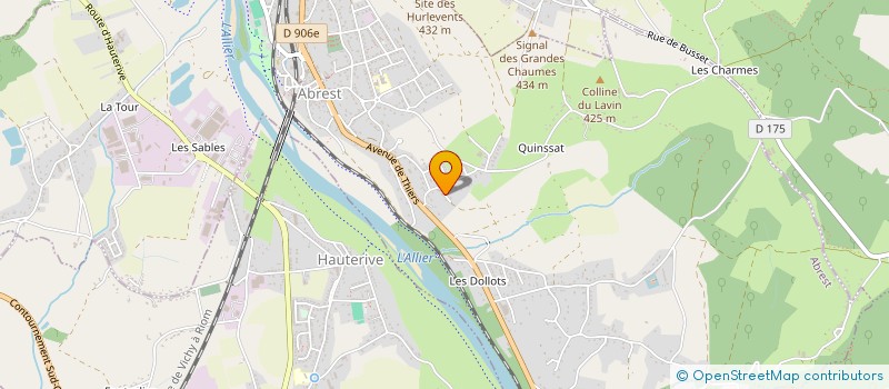 localisation de l'entreprise SCI 2JF  ABREST