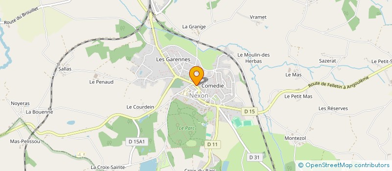 localisation de l'entreprise SCI 2JL  NEXON