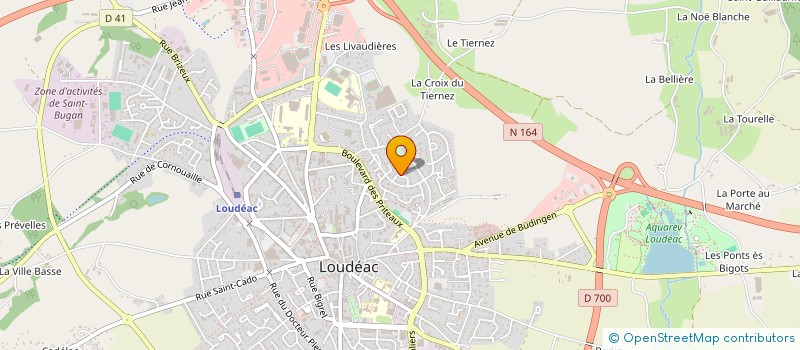 localisation de l'entreprise SCI 2JLBR à LOUDEAC