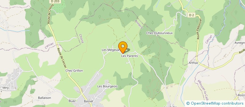 localisation de l'entreprise SCI 2JLCR  CHOISY