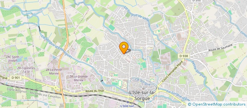 localisation de l'entreprise SCI 2JLS  L'ISLE-SUR-LA-SORGUE