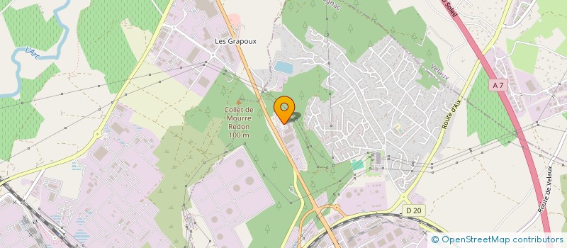 localisation de l'entreprise SCI 2JMC  ROGNAC