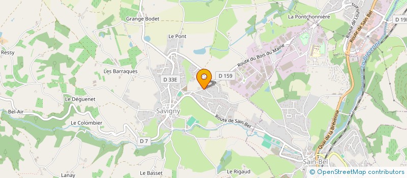 localisation de l'entreprise SCI 2JMNC  SAVIGNY