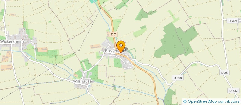 localisation de l'entreprise SCI 2JMV  BOSSENDORF