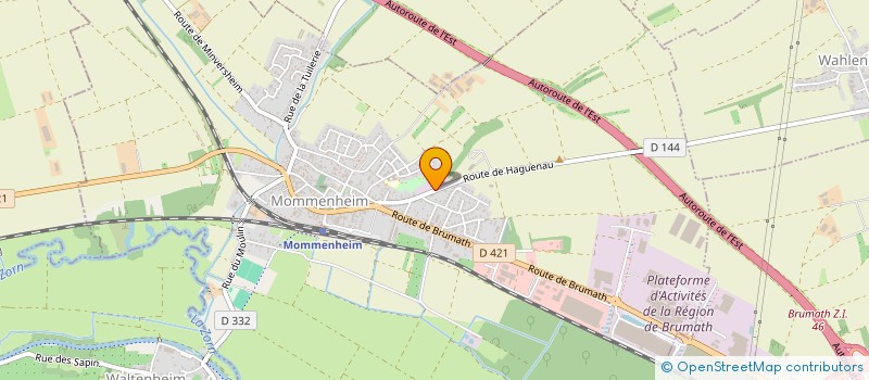 localisation de l'entreprise SCI 2JNS  MOMMENHEIM