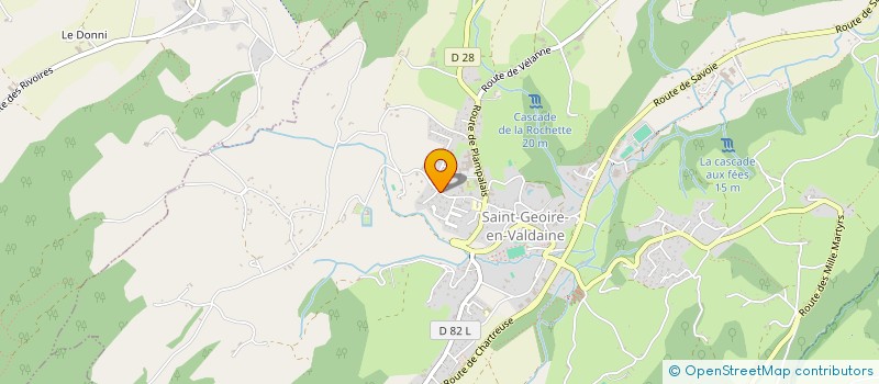 localisation de l'entreprise SCI 2JP  SAINT-GEOIRE-EN-VALDAINE