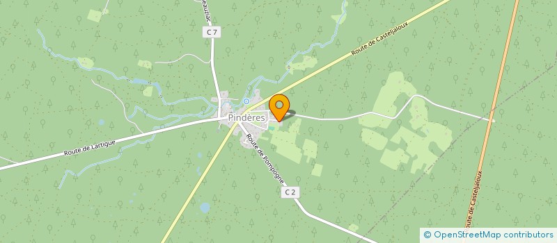 localisation de l'entreprise SCI 2JP  PINDERES