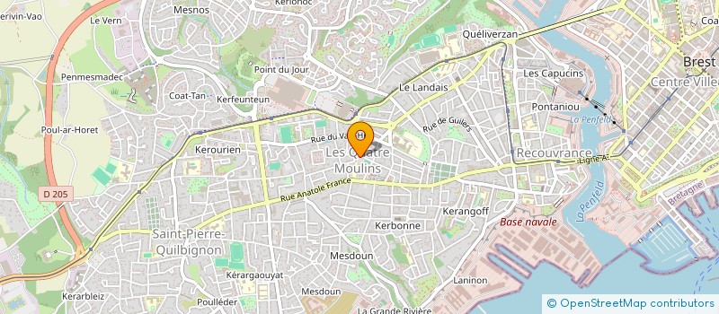 localisation de l'entreprise SCI 2JRM2K  BREST