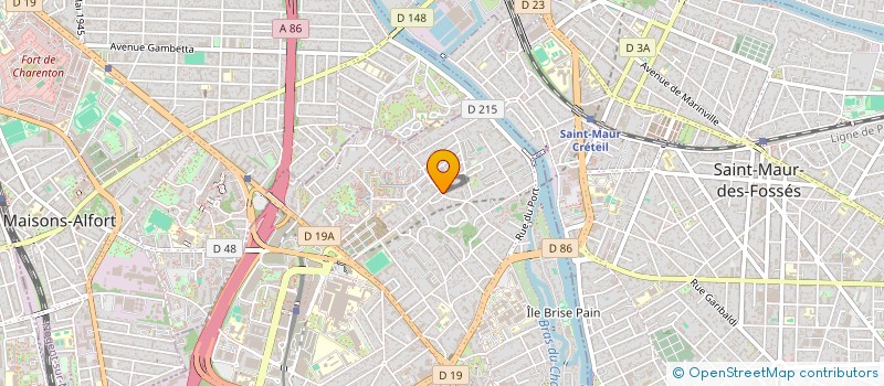 localisation de l'entreprise SCI 2KLM à CRETEIL