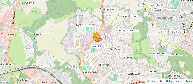 localisation de l'entreprise SCI 2L à VANNES